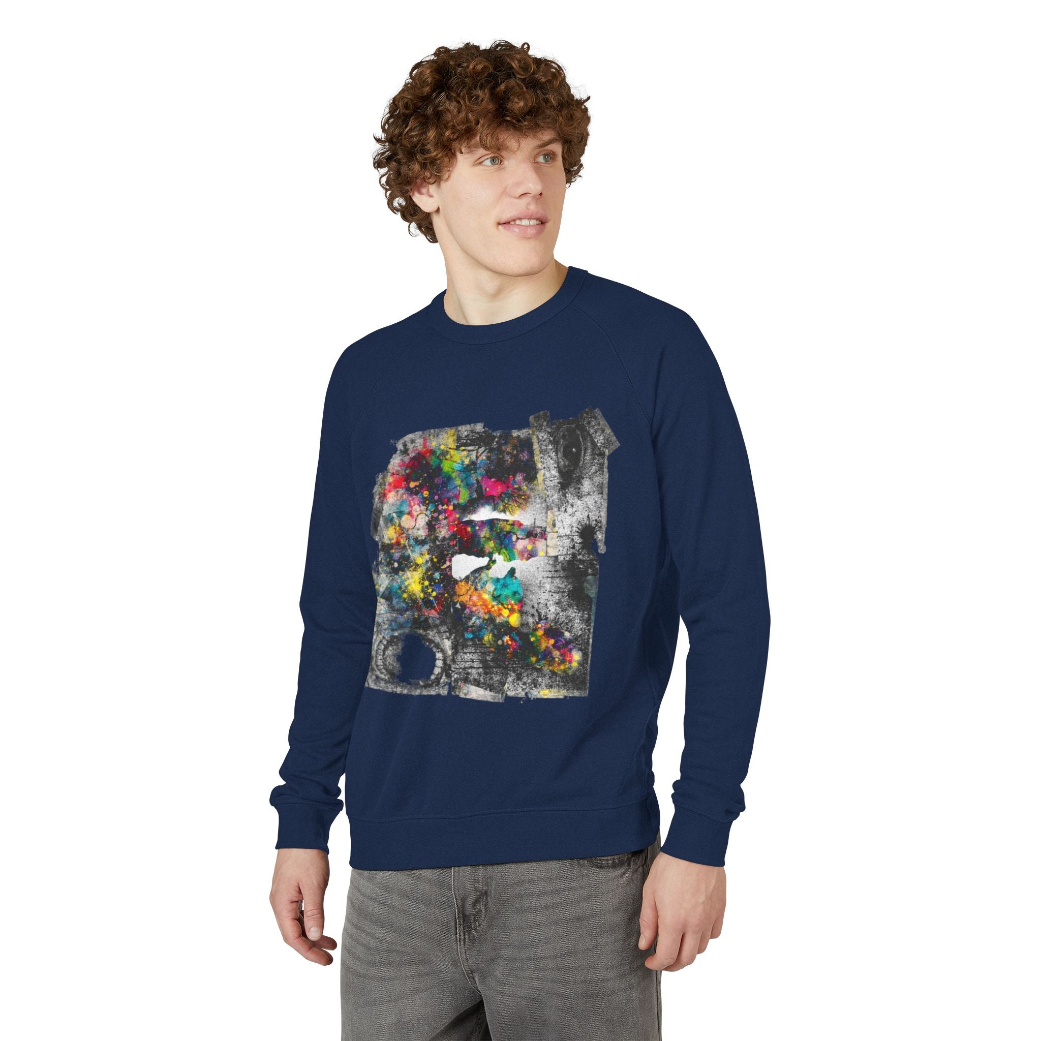 Splatterpaint Raglan Crewneck Sweatshirt