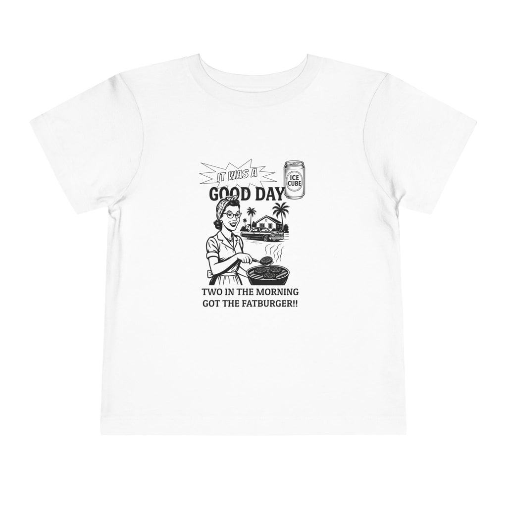 Toddler Tee - Ice Cube - It Was a Good Day - Retro Graphic Kids Shirt
