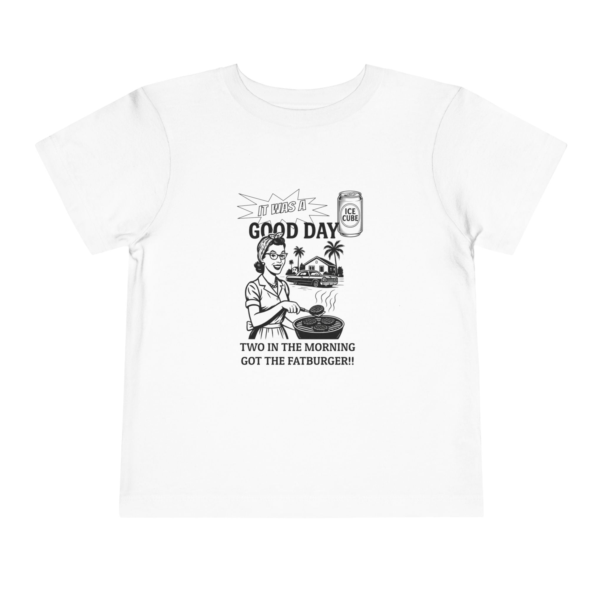 Toddler Tee - Ice Cube - It Was a Good Day - Retro Graphic Kids Shirt