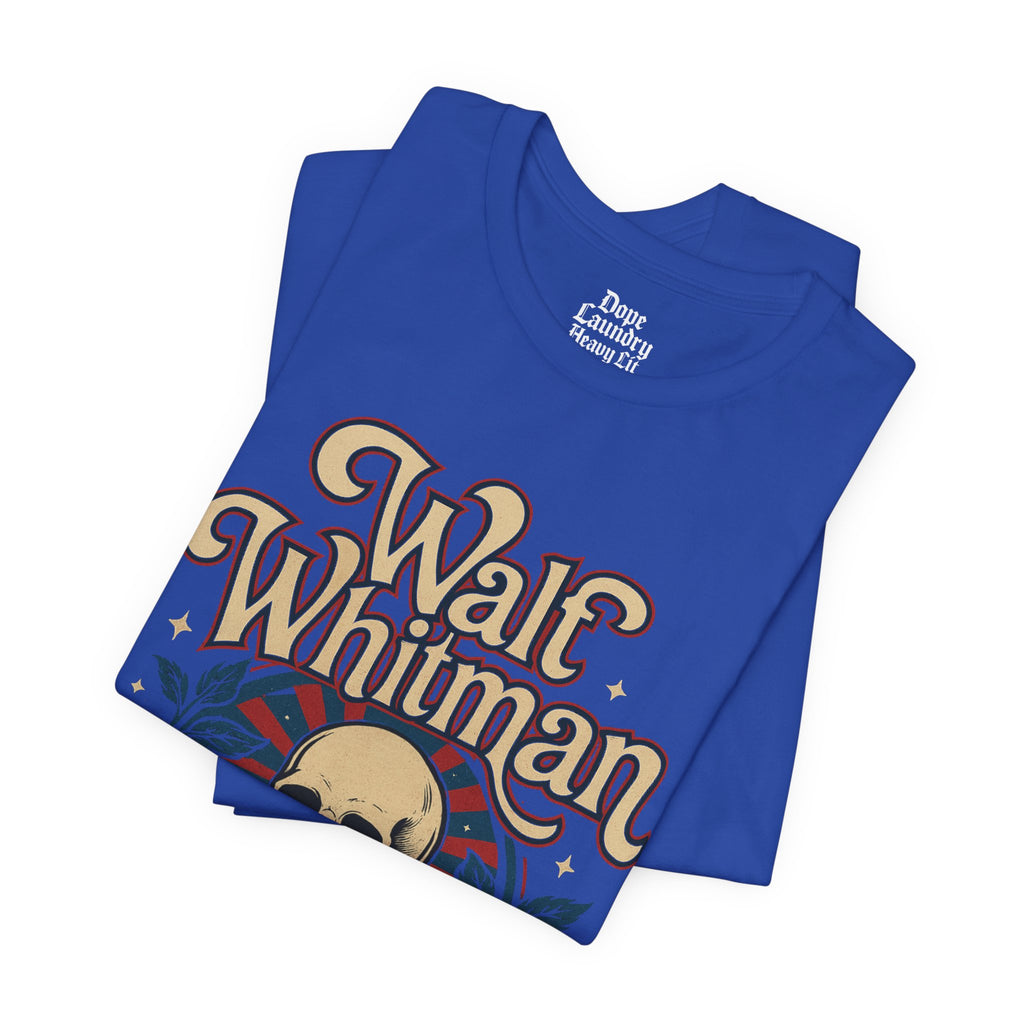 Walt Whitman Skull & Roses Vintage Graphic Tee