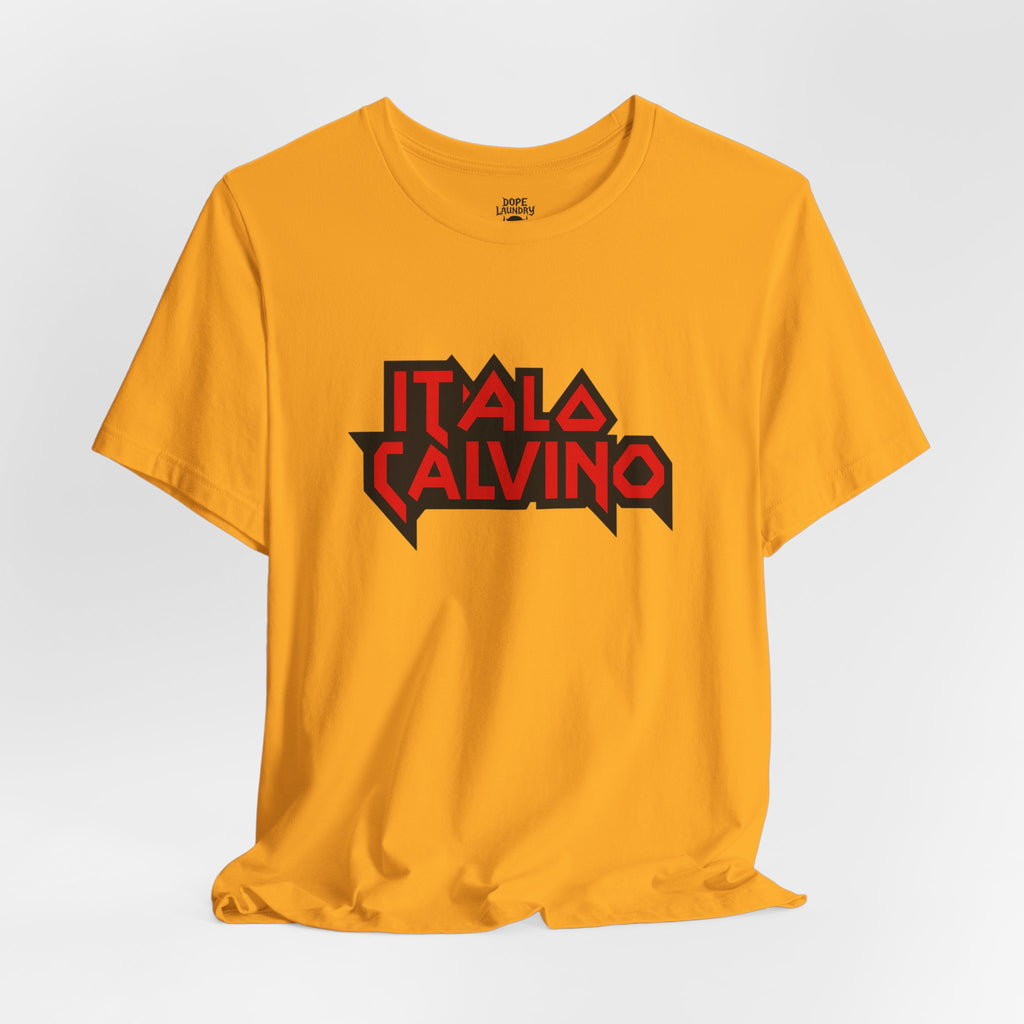Italo Calvino 'Heavy Lit' Vintage Graphic T-Shirt