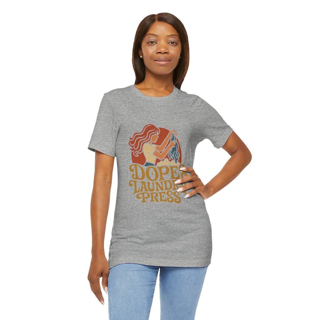 Dope Laundry Press 60s Logo Tee — Vintage Graphic T-Shirt