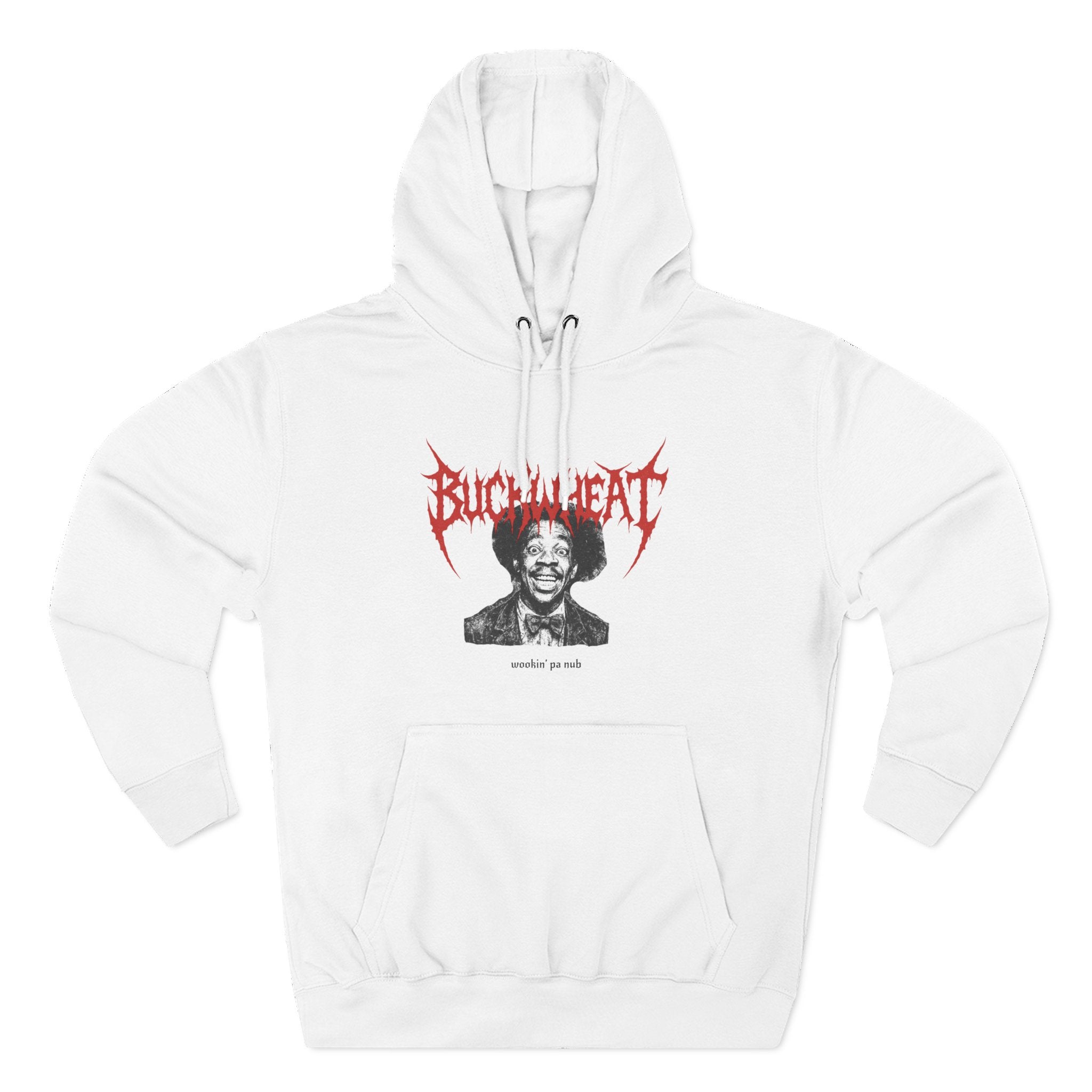 Buckwheat "Wookin' Pa Nub" Death Metal Inspired Fleece Hoodie (SNL, Eddie Murphy)