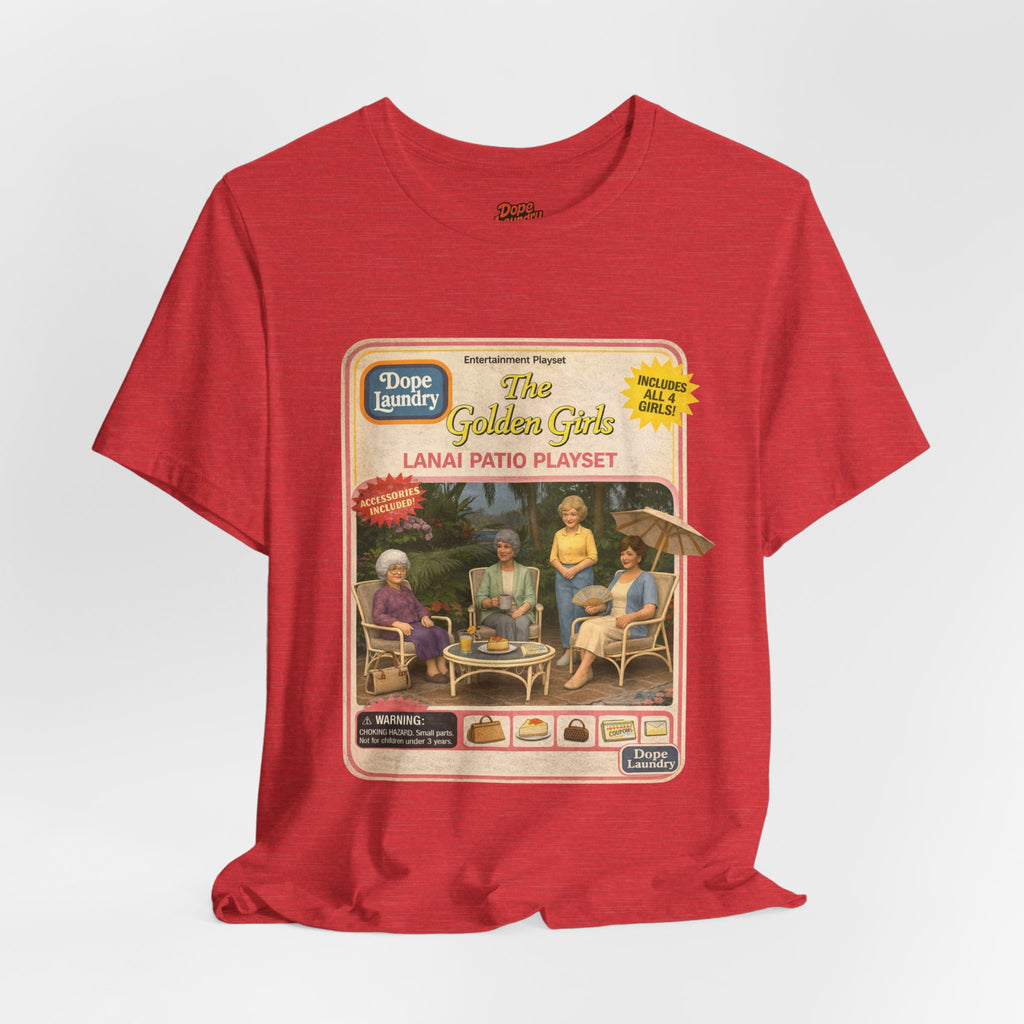 Golden Girls 'Lanai Patio Playset' Vintage TV Graphic Tee
