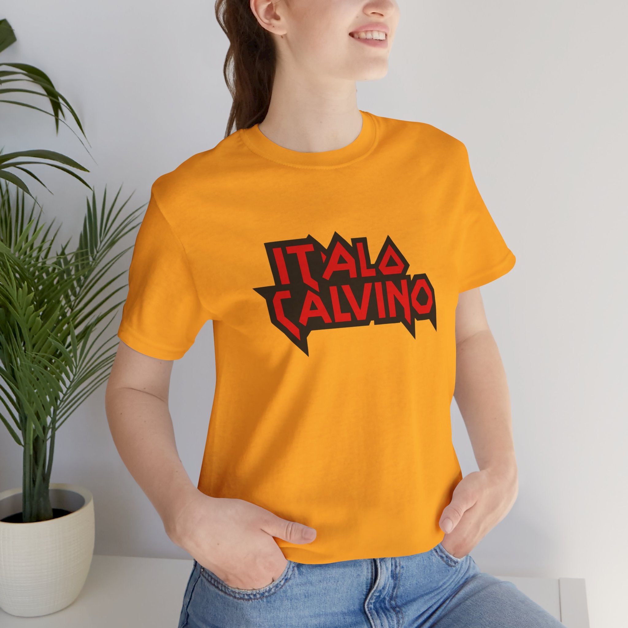 Italo Calvino 'Heavy Lit' Vintage Graphic T-Shirt
