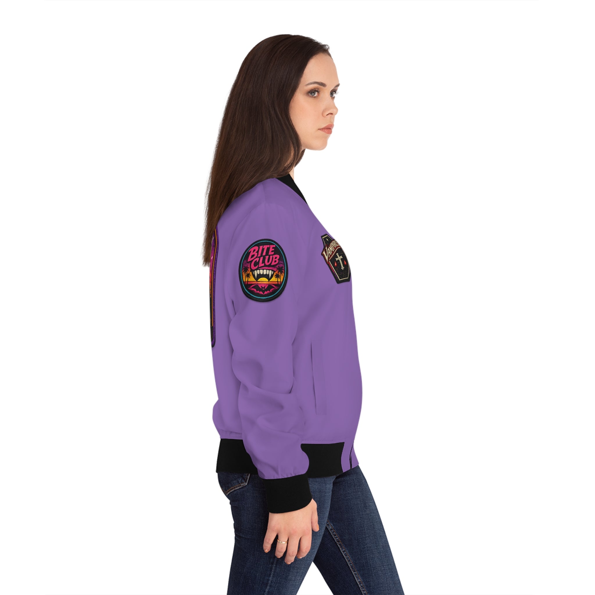 Dracula Castle 80s-Inspired Bomber Jacket