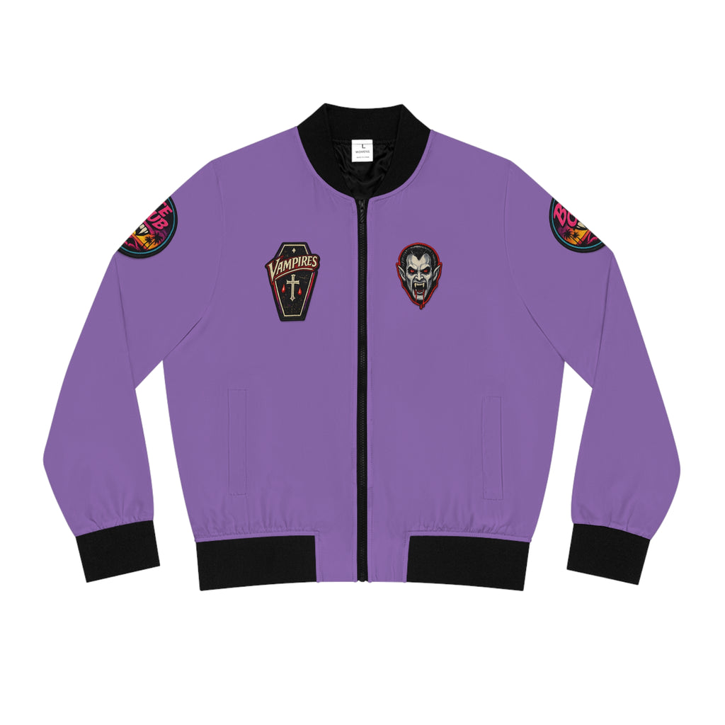Dracula Castle 80s-Inspired Bomber Jacket