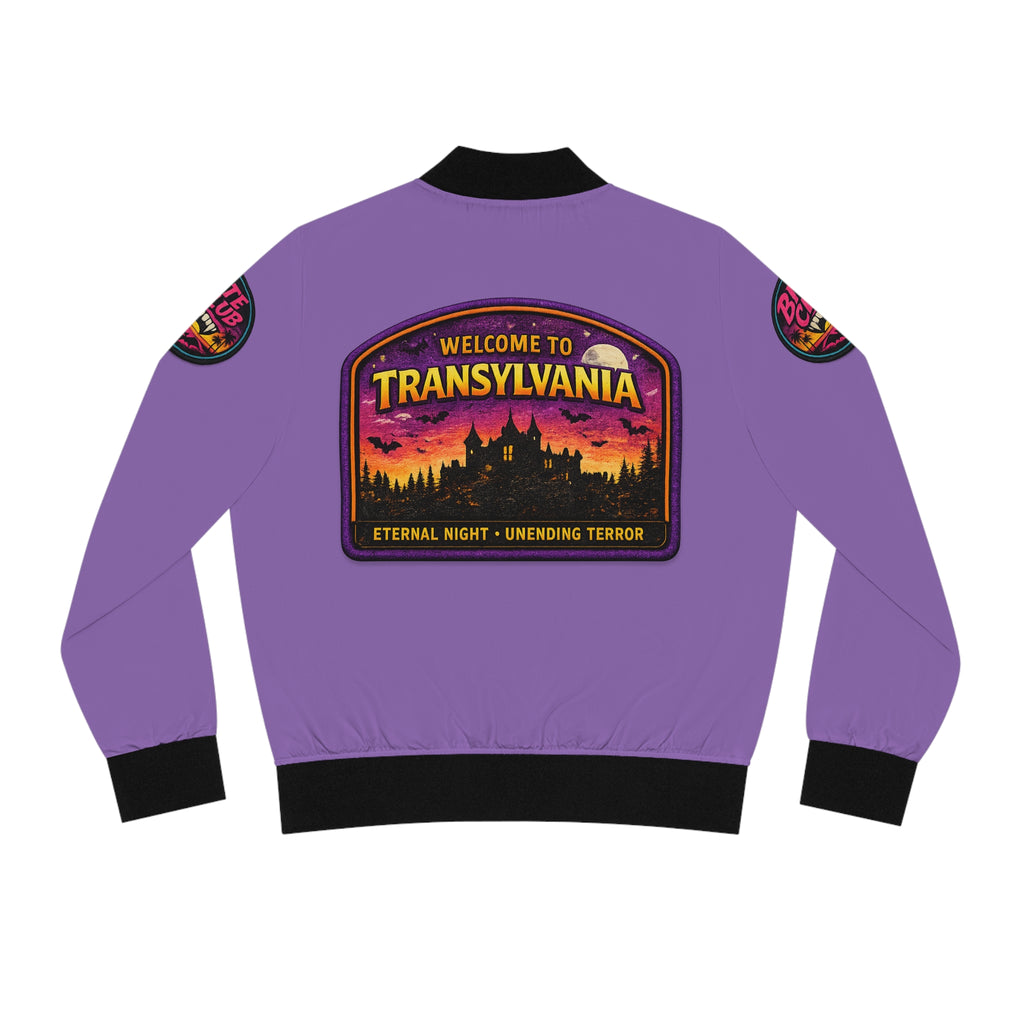 Dracula Castle 80s-Inspired Bomber Jacket