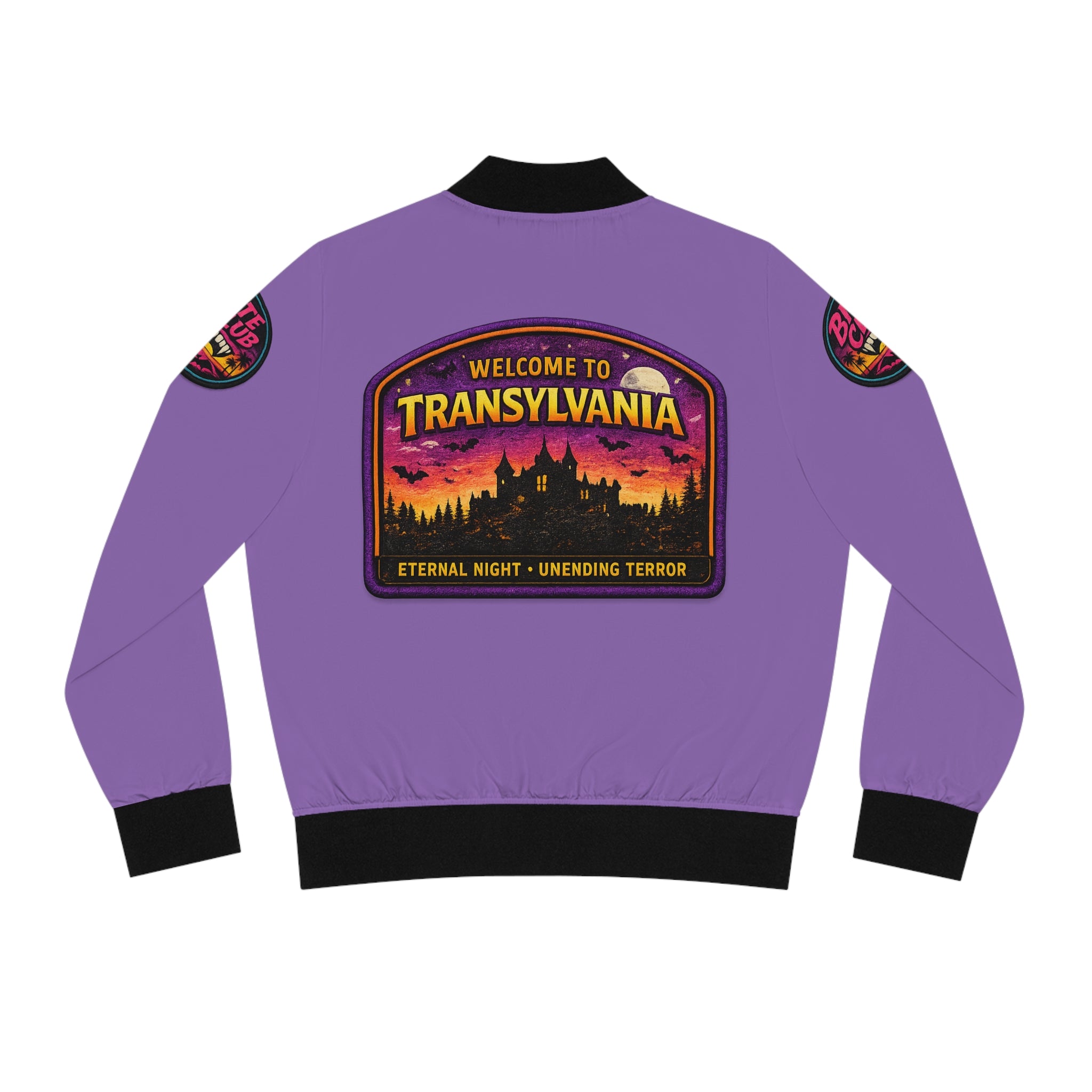 Dracula Castle 80s-Inspired Bomber Jacket