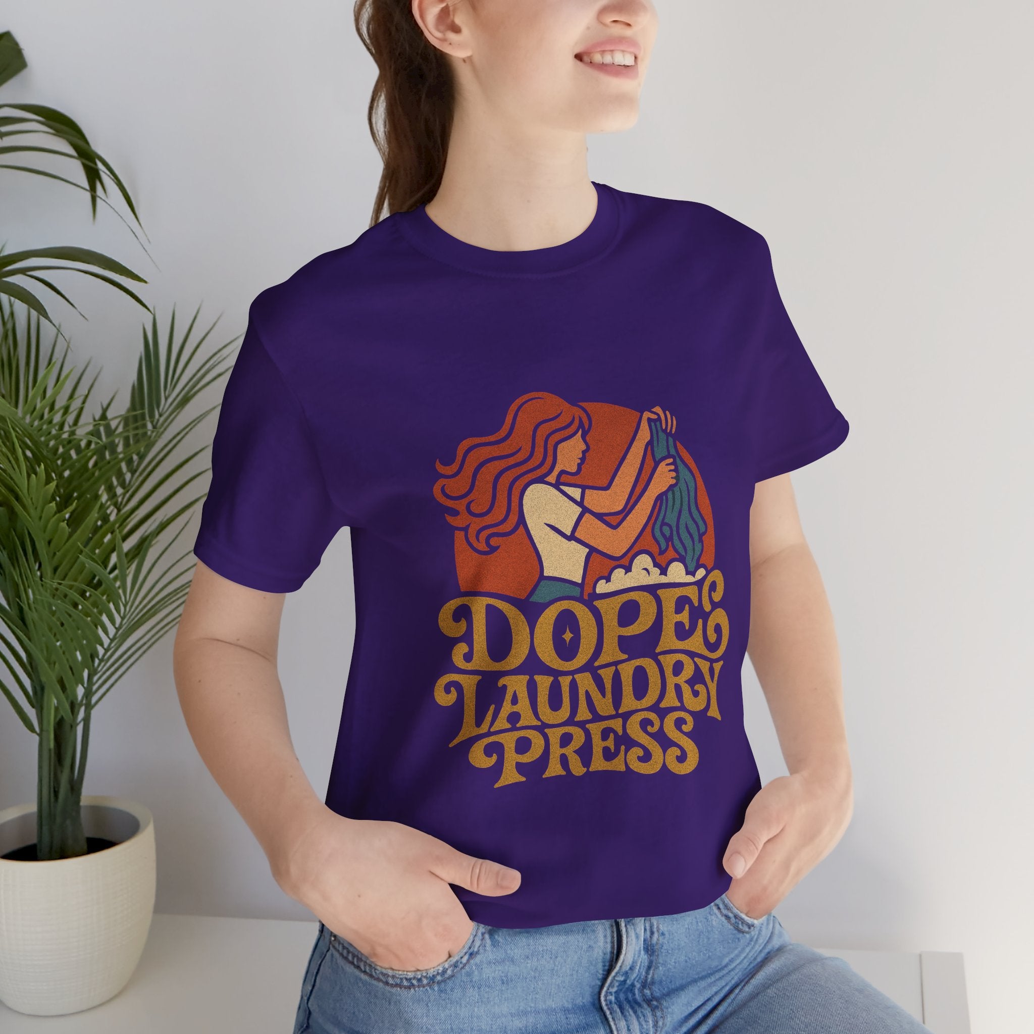 Dope Laundry Press 60s Logo Tee — Vintage Graphic T-Shirt