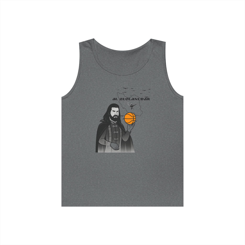 Nandor Al Quolanudar Basketball tank top (What we do in the shadows) - (2 sided) Unisex Heavy Cotton Tank Top