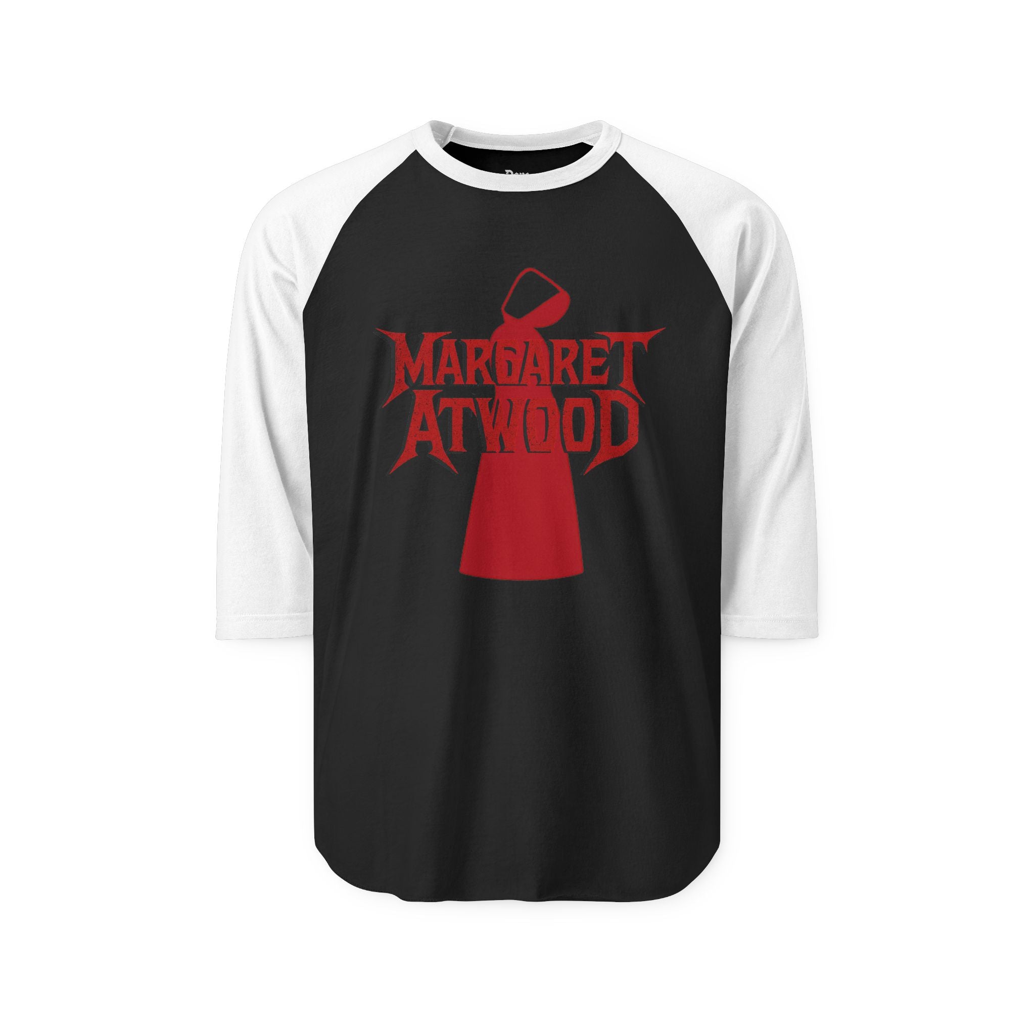 Margaret Atwood Heavy Metal Raglan Shirt — Literary Band Tee