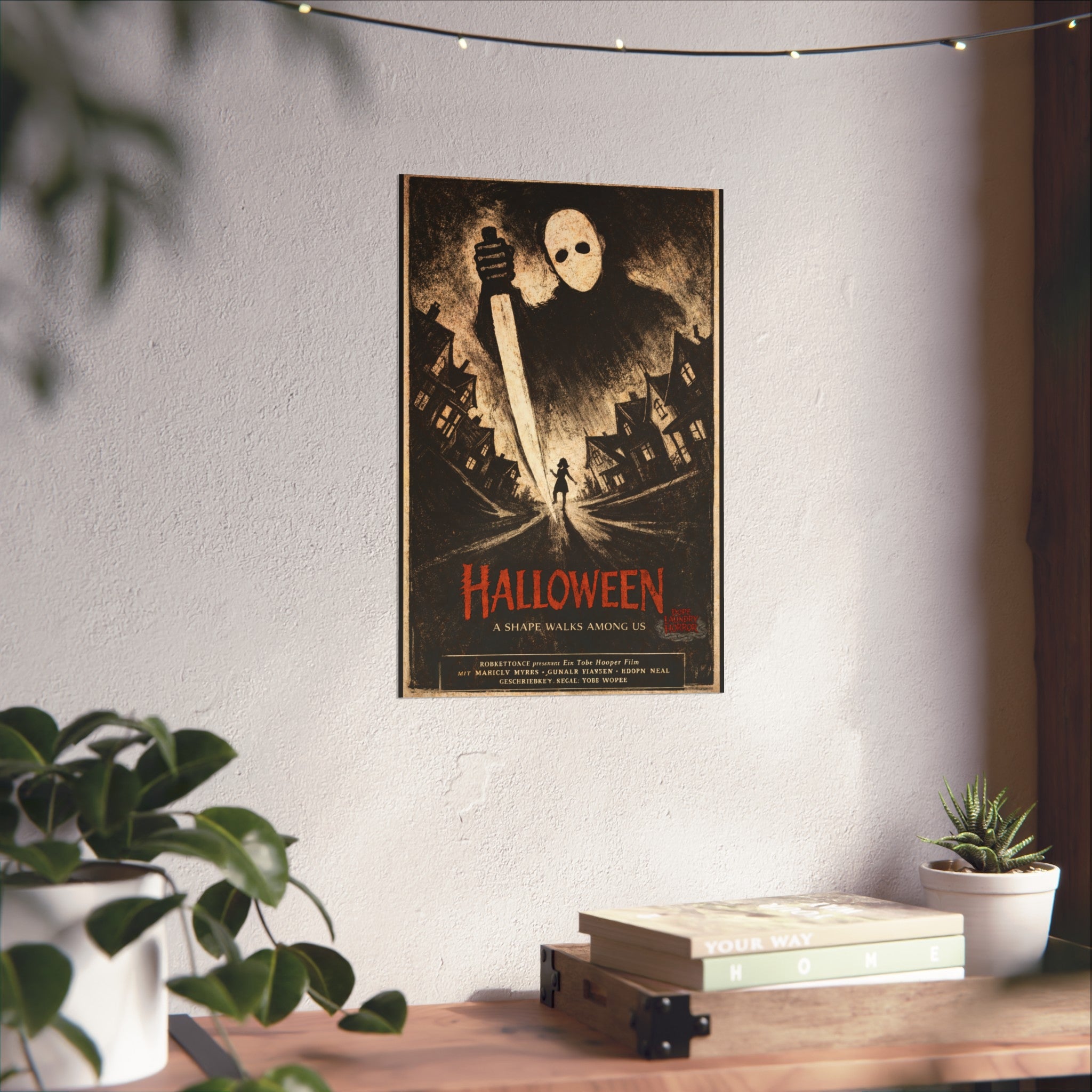 Halloween - German Expressionist Vintage Horror Poster (Fine Art Poster)