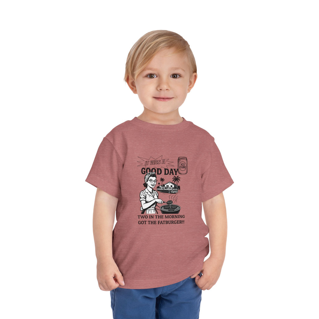 Toddler Tee - Ice Cube - It Was a Good Day - Retro Graphic Kids Shirt