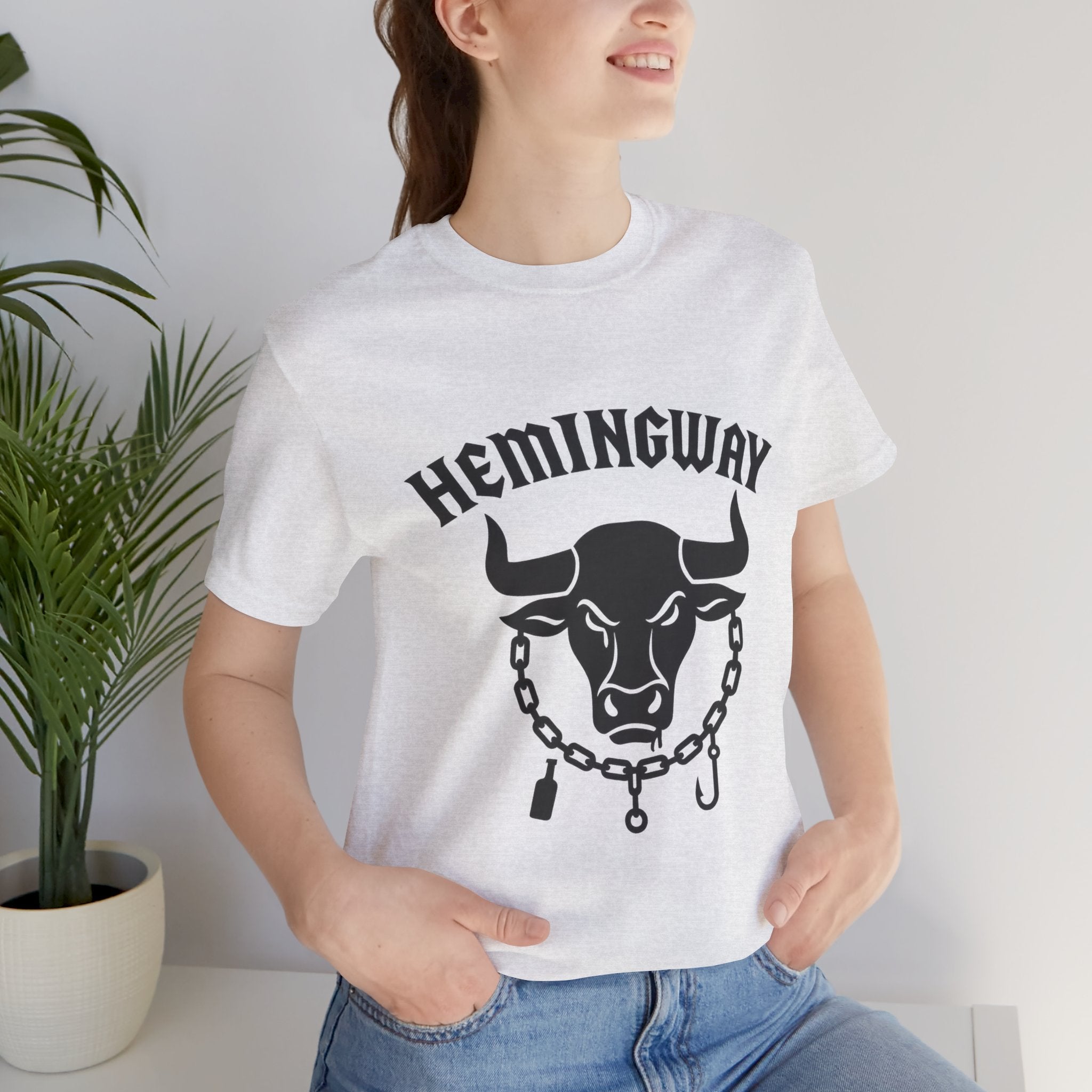 Hemingway Bull Vintage Graphic T-Shirt