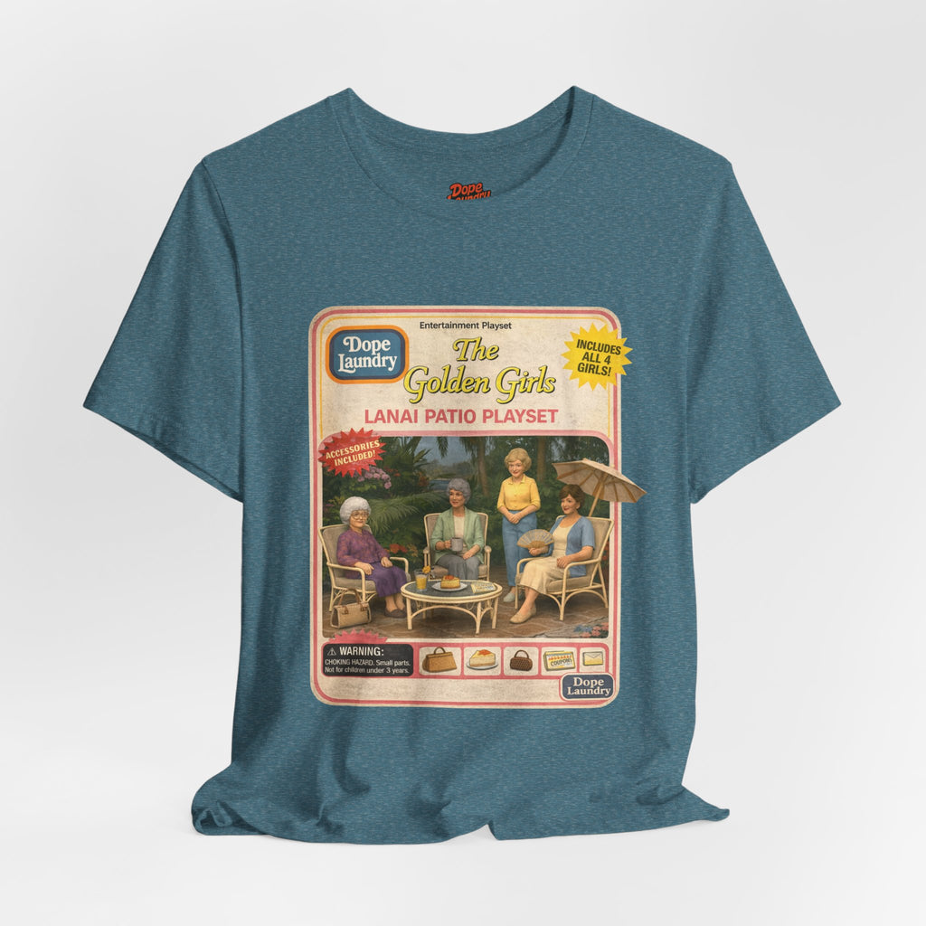 Golden Girls 'Lanai Patio Playset' Vintage TV Graphic Tee