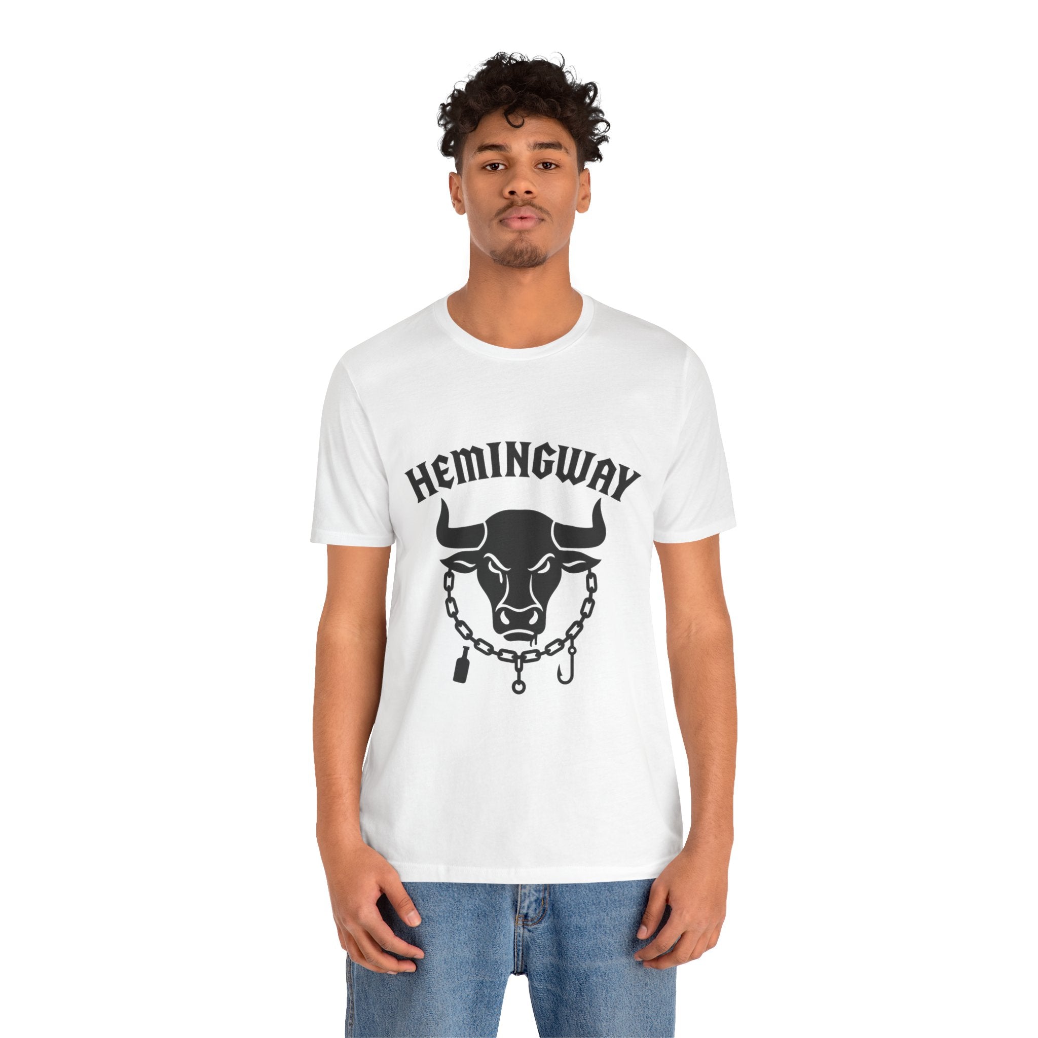 Hemingway Bull Vintage Graphic T-Shirt