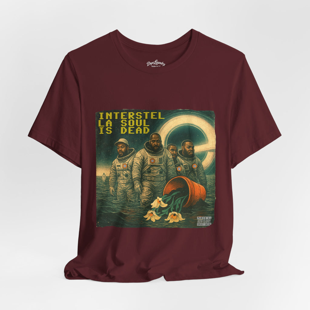 Interstell La Soul is Dead Unisex Tee - Sci-Fi Inspired Hip Hop Tribute Jersey Shirt