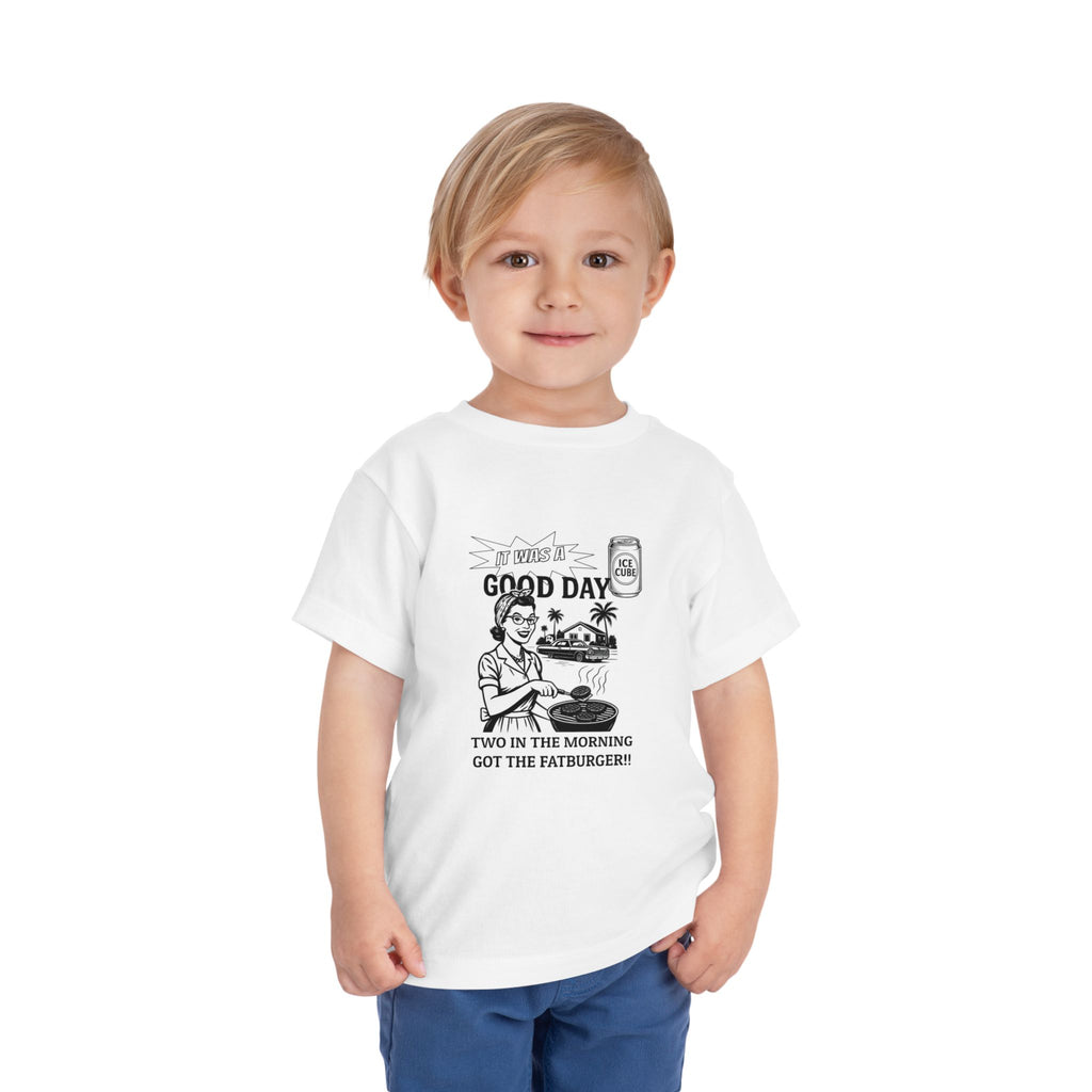 Toddler Tee - Ice Cube - It Was a Good Day - Retro Graphic Kids Shirt