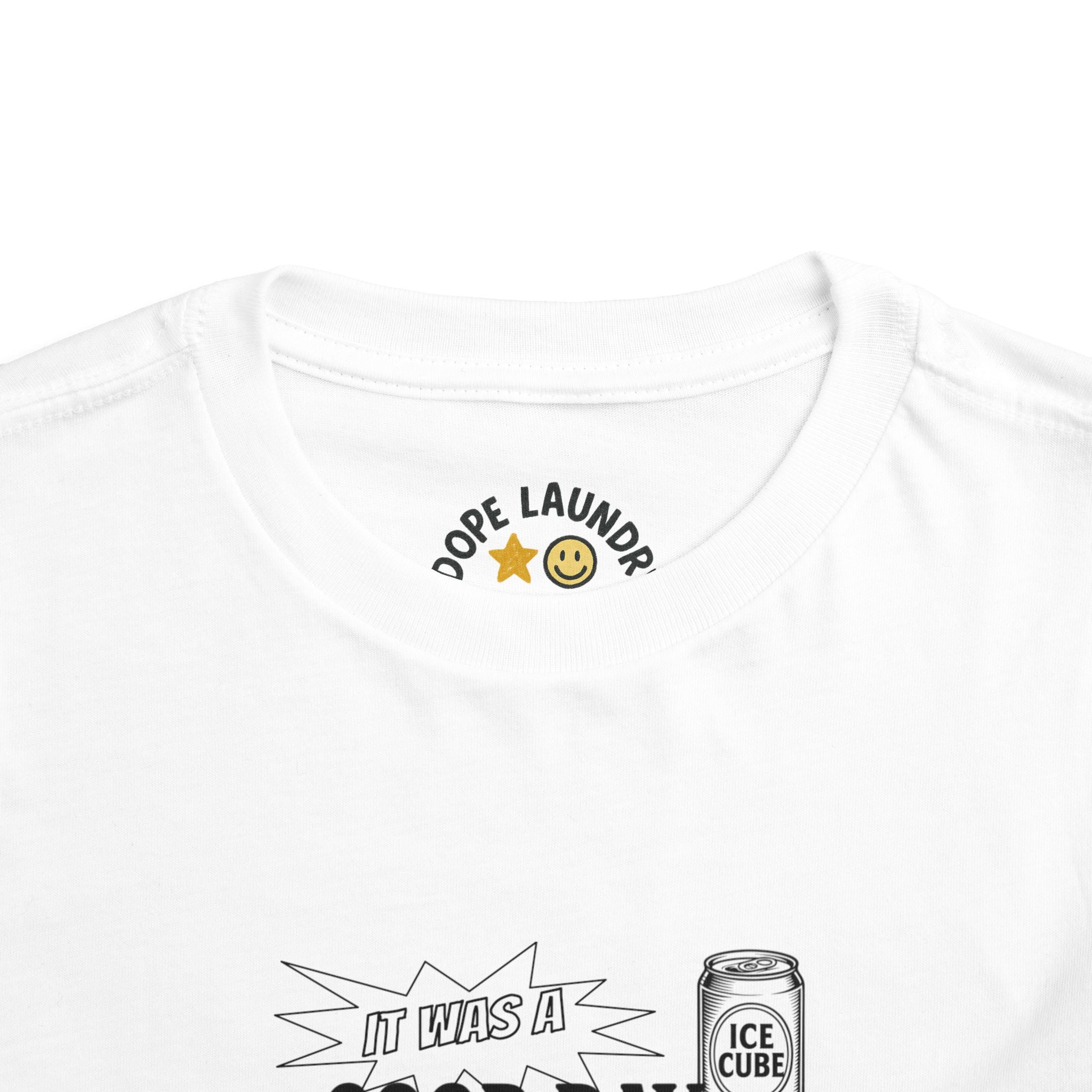 Toddler Tee - Ice Cube - It Was a Good Day - Retro Graphic Kids Shirt