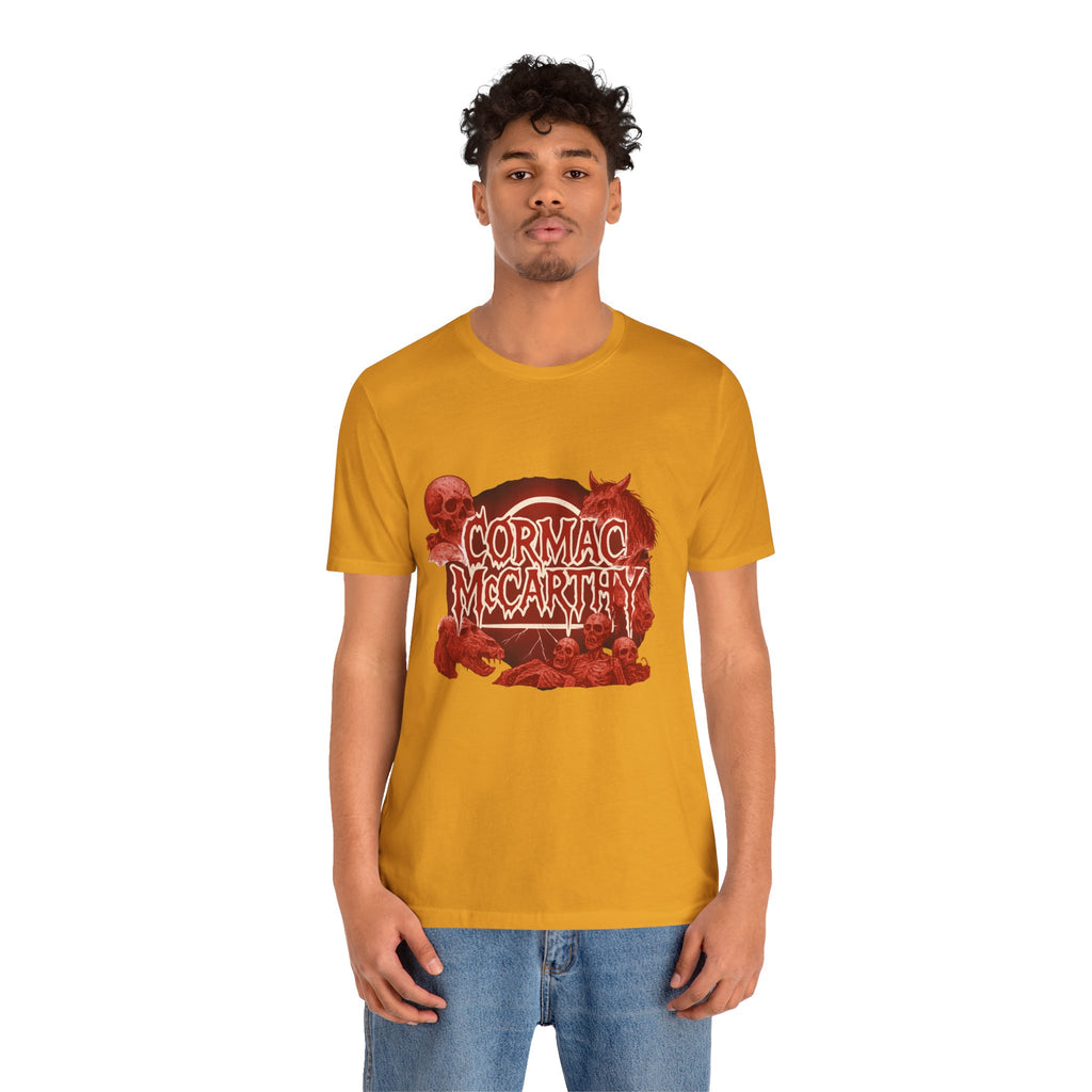 Cormac McCarthy Death Metal Tee — Band-Style Graphic T-Shirt