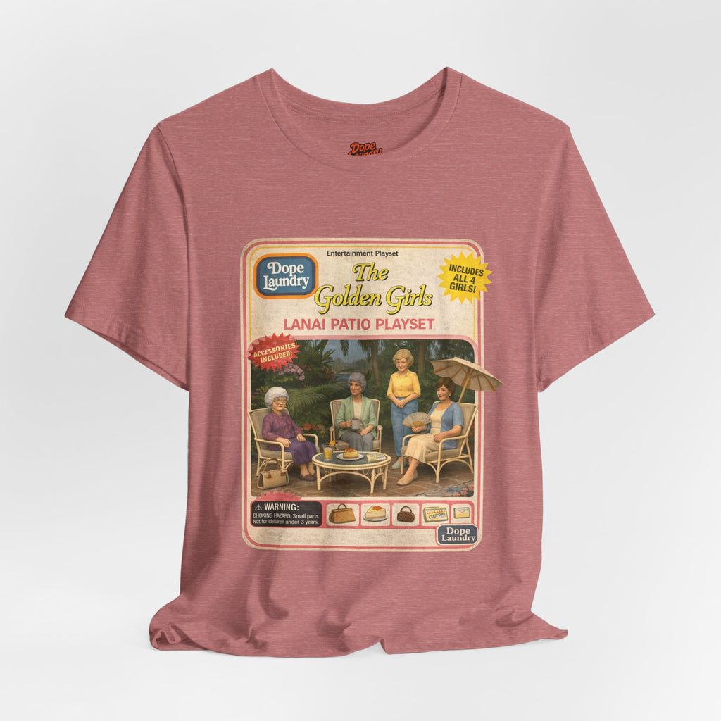 Golden Girls 'Lanai Patio Playset' Vintage TV Graphic Tee