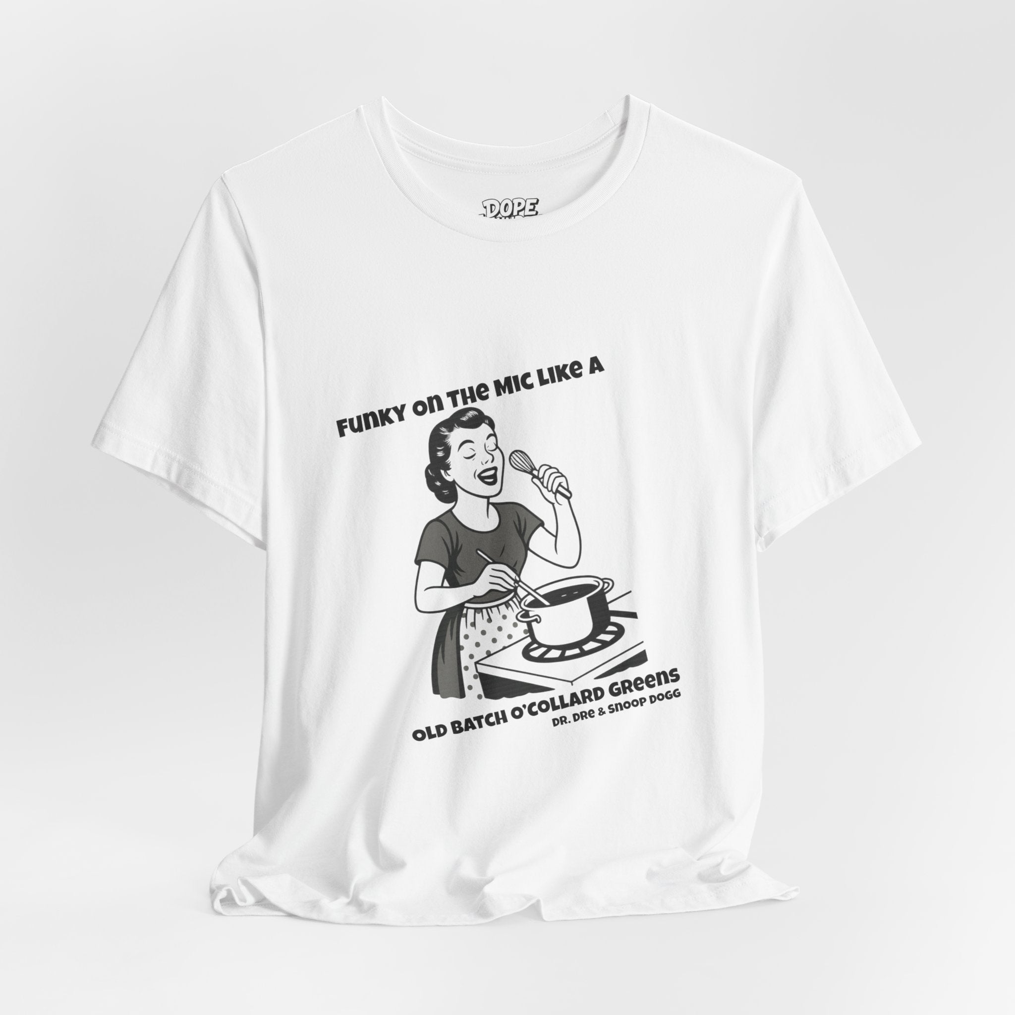 Funky on the Mic - Music Mash-up/ Vintage 50s Housewife (Unisex Tee)