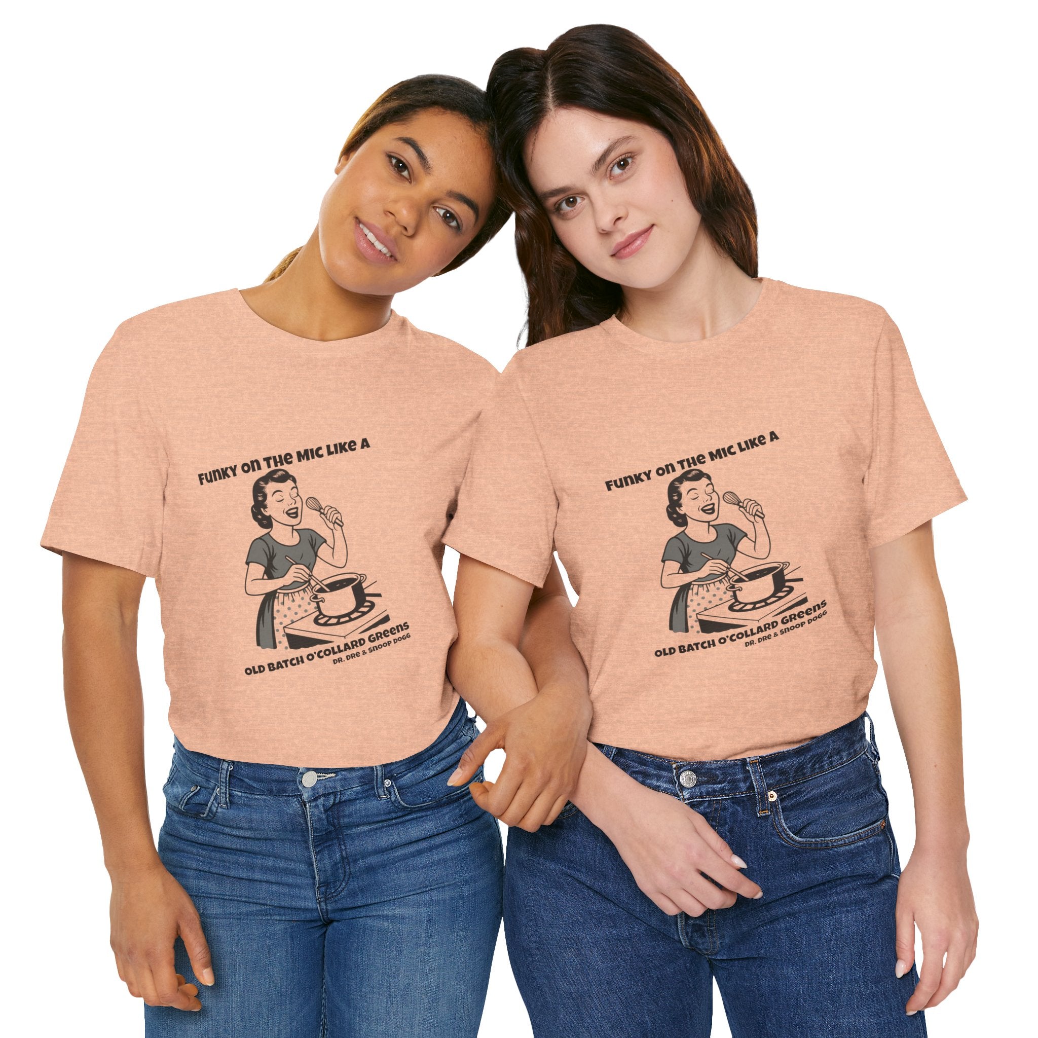 Funky on the Mic - Music Mash-up/ Vintage 50s Housewife (Unisex Tee)