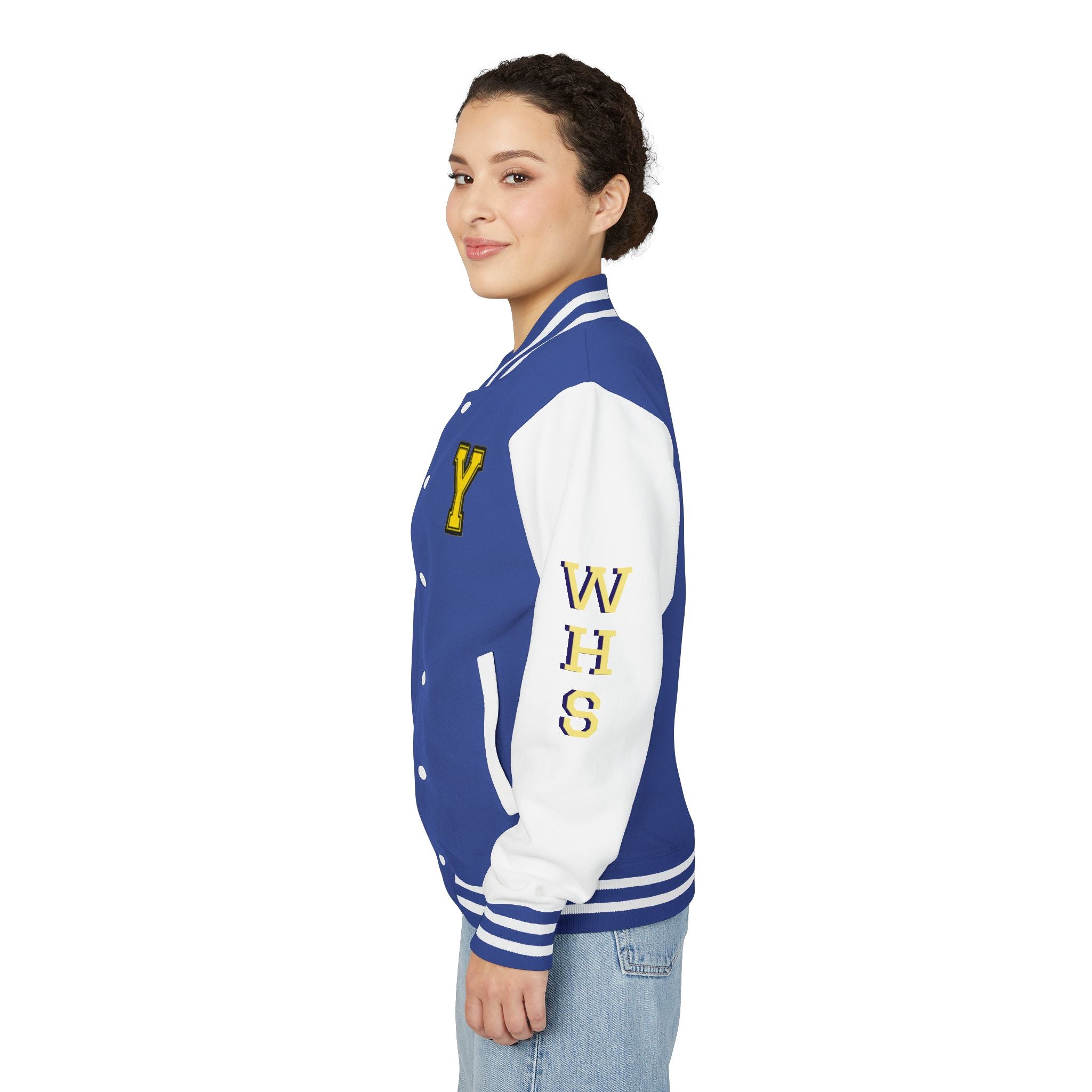 Yellowjackets Letterman Jacket — Wiskayok School Varsity Style Jacket
