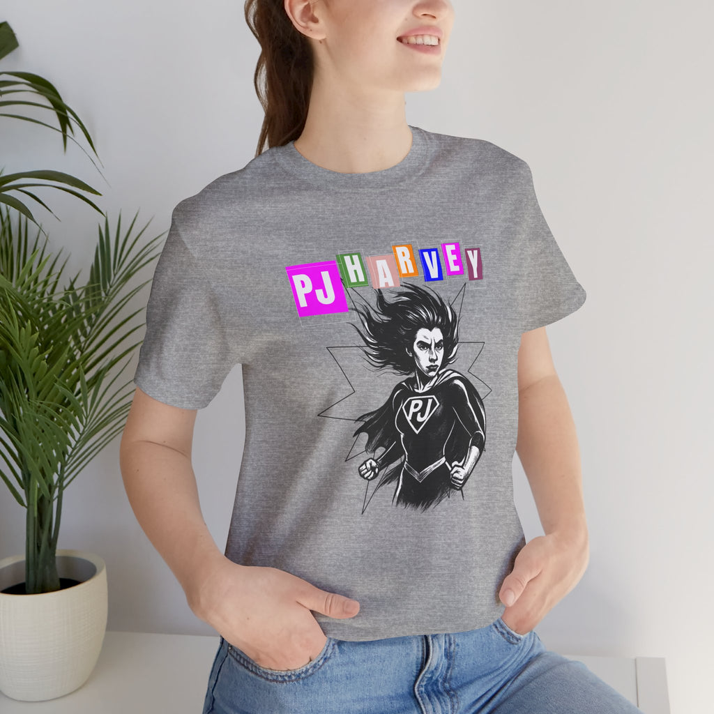 PJ Harvey "Superheroine" - Unisex Jersey Short Sleeve Tee