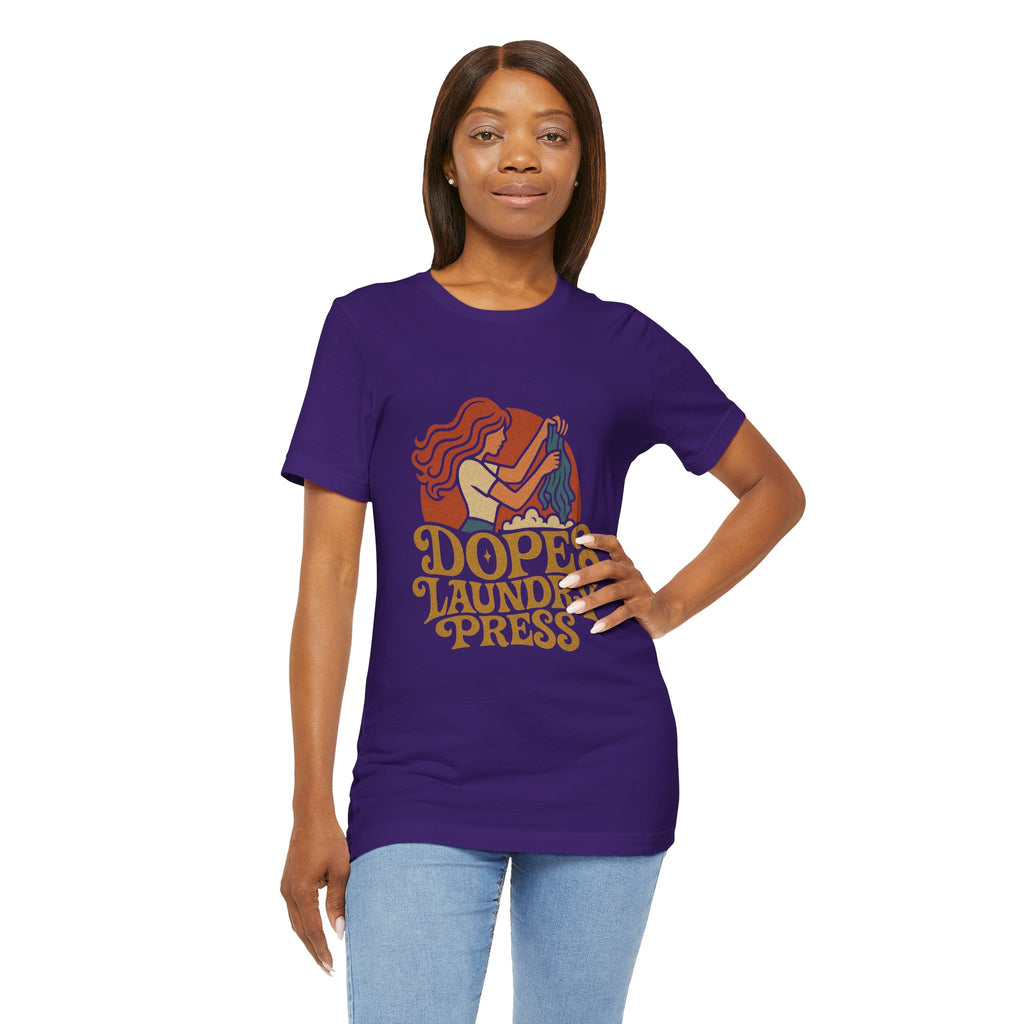 Dope Laundry Press 60s Logo Tee — Vintage Graphic T-Shirt