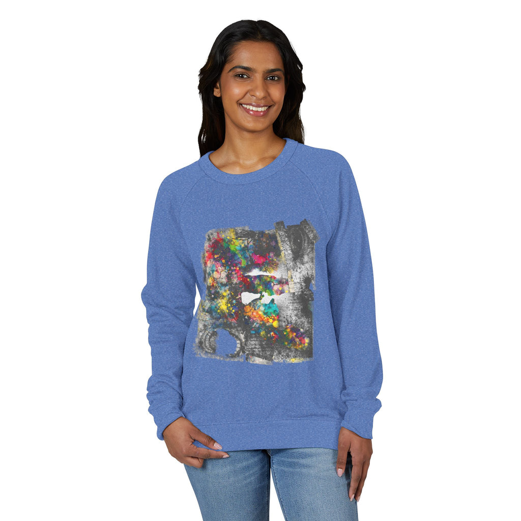 Splatterpaint Raglan Crewneck Sweatshirt