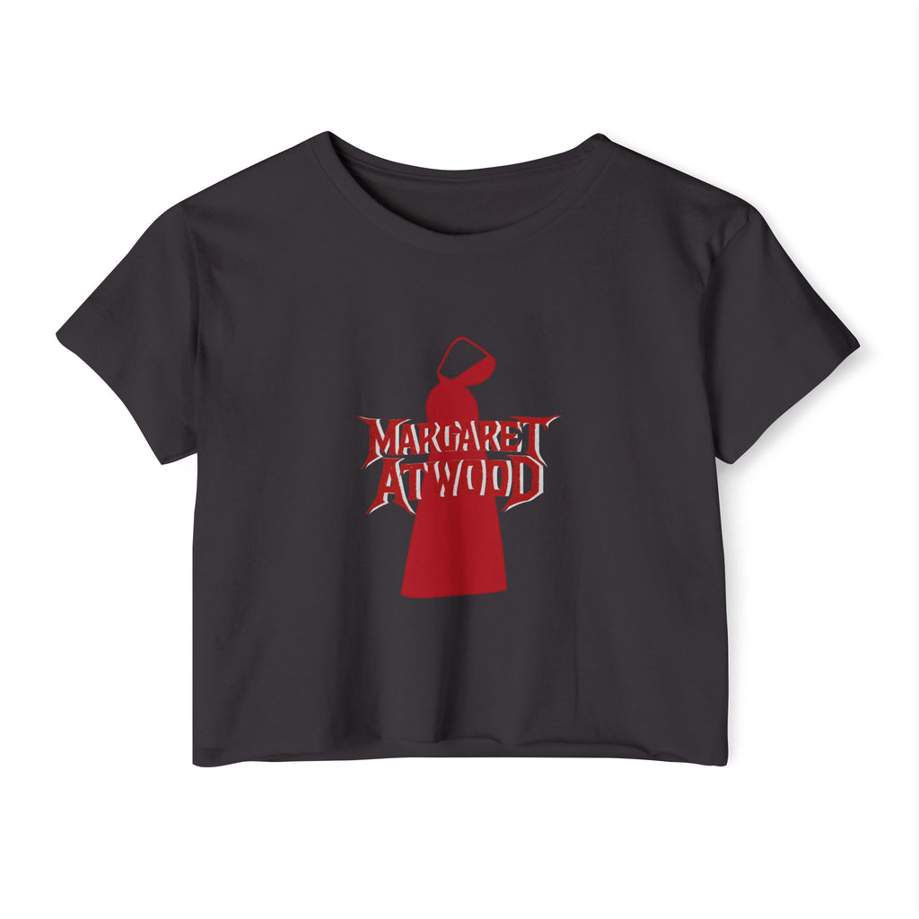 Margaret Atwood Festival Crop Top — Women's Literary Graphic Tee