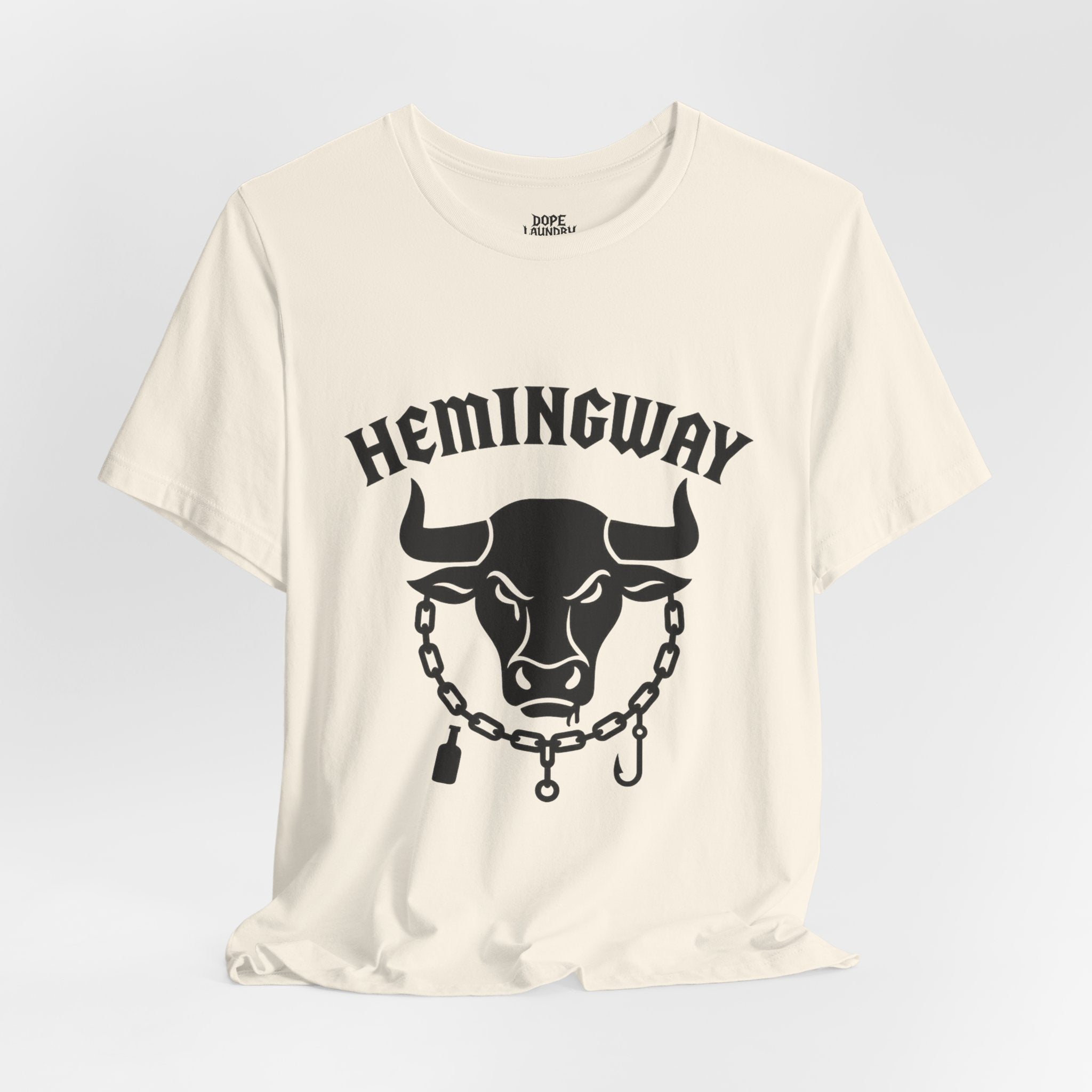 Hemingway Bull Vintage Graphic T-Shirt