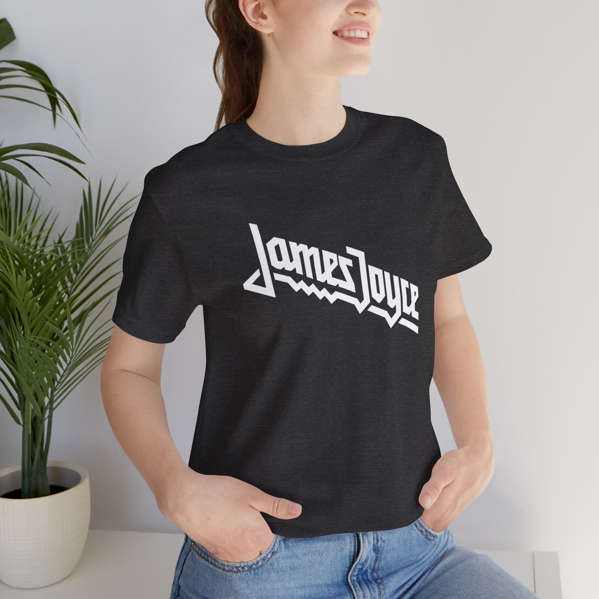 James Joyce "Heavy Lit" Graphic T-Shirt (white ink variant) — Literary Book Lover Tee