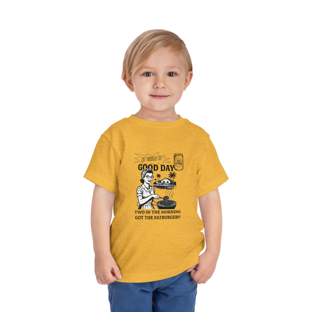 Toddler Tee - Ice Cube - It Was a Good Day - Retro Graphic Kids Shirt