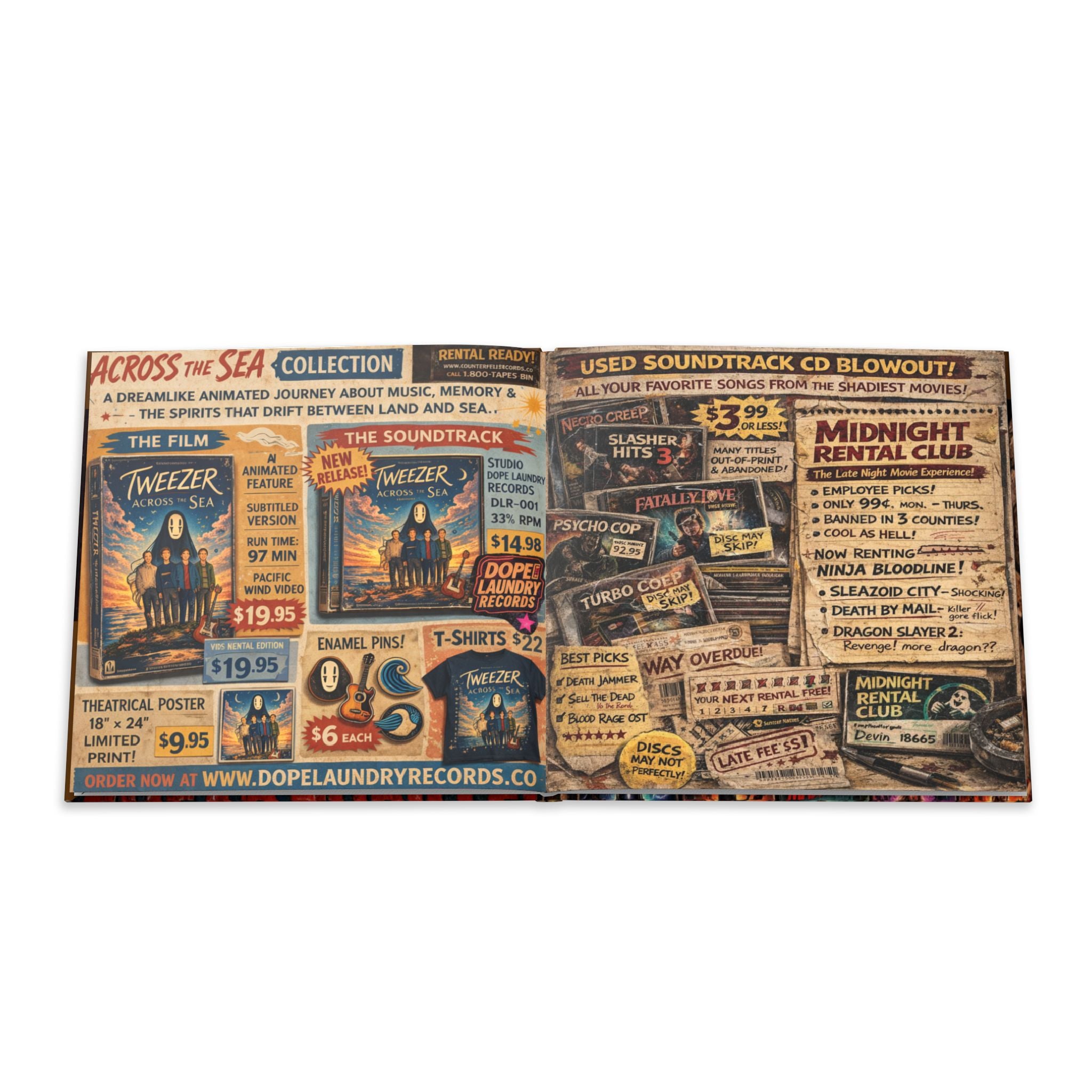 Hardcover Photo Book — Movie Mash-Up Universe: Retro Sci‑Fi Poster Collection